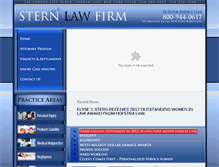 Tablet Screenshot of alansternlaw.com
